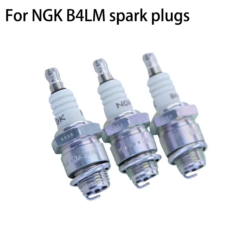 

B4LM Engine Part Candles Three Piece Pack For Enhanced Performance in Grass Cutting Machines Such as the Popular LT7 Model