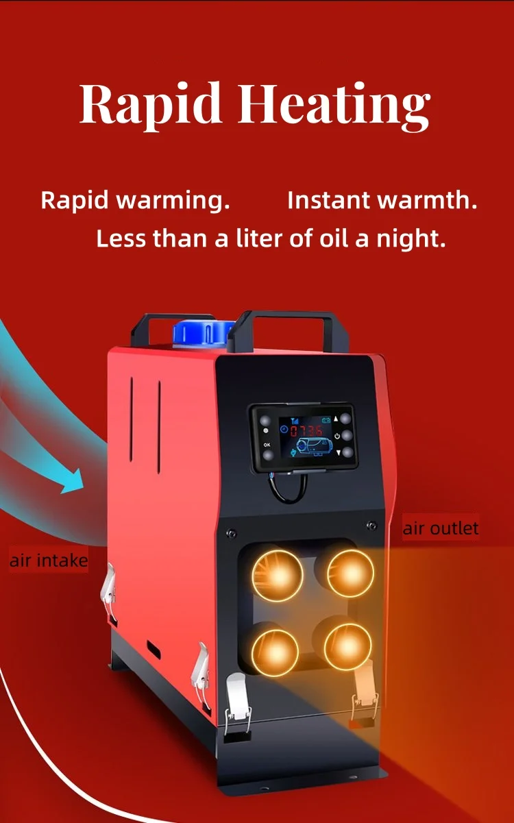 Home Diesel Heater All-in-one Parking Heater 2KW 5KW DC 12V 24V for