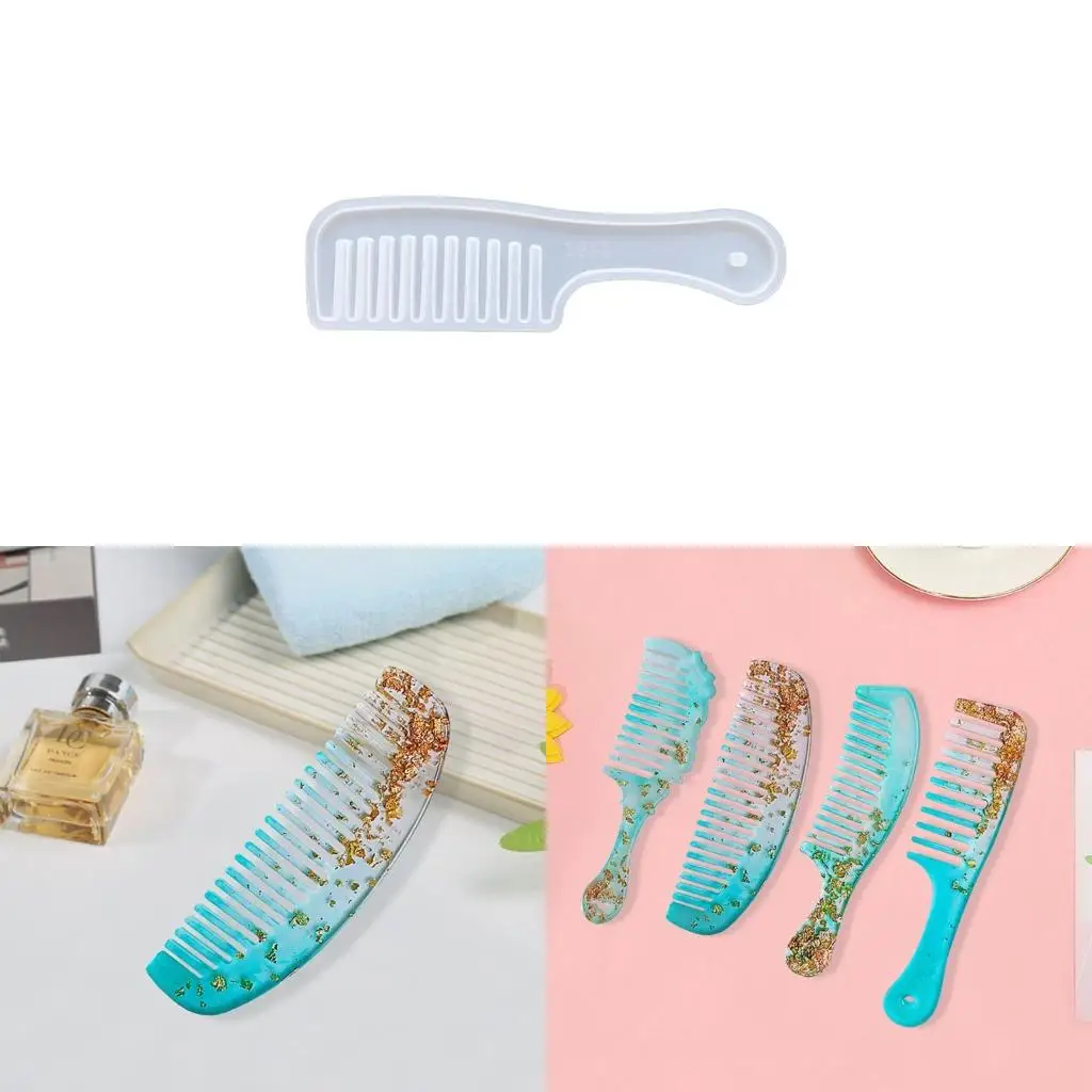  Comb Silicone Mold Can Be Used to Make Makeup Comb Home Decoration Jewelry Art