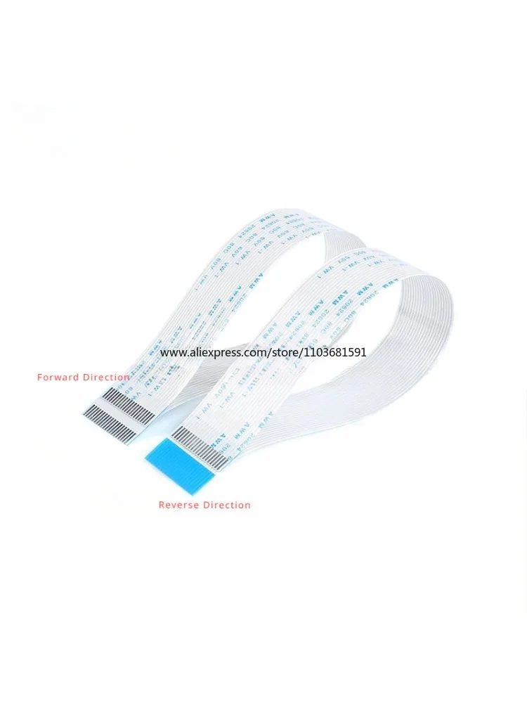 10PC FFC/FPC Ribbon Flexible Flat Cable 1.0MM 50/100/150/200MM A B type contact 4P 6 7 8 10 12 14 18 20 22 24 26 30 32 34 35 Pin