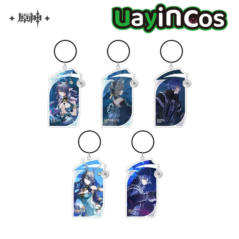 

Оригинальный брелок Genshin Impact Kyryll Chudomirovich Flins Lauma Sandrone акриловый кулон орнамент аниме игровая сумка игрушка детский подарок