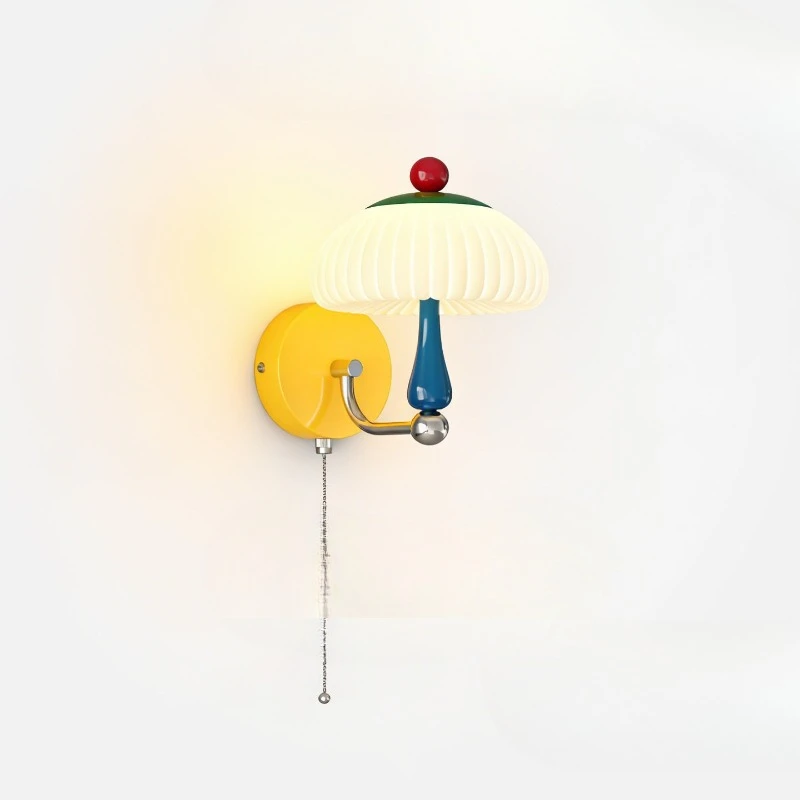 Bedroom bedside wall lamp creative children's princess room lamp dopamine corridor aisle background wall lamp