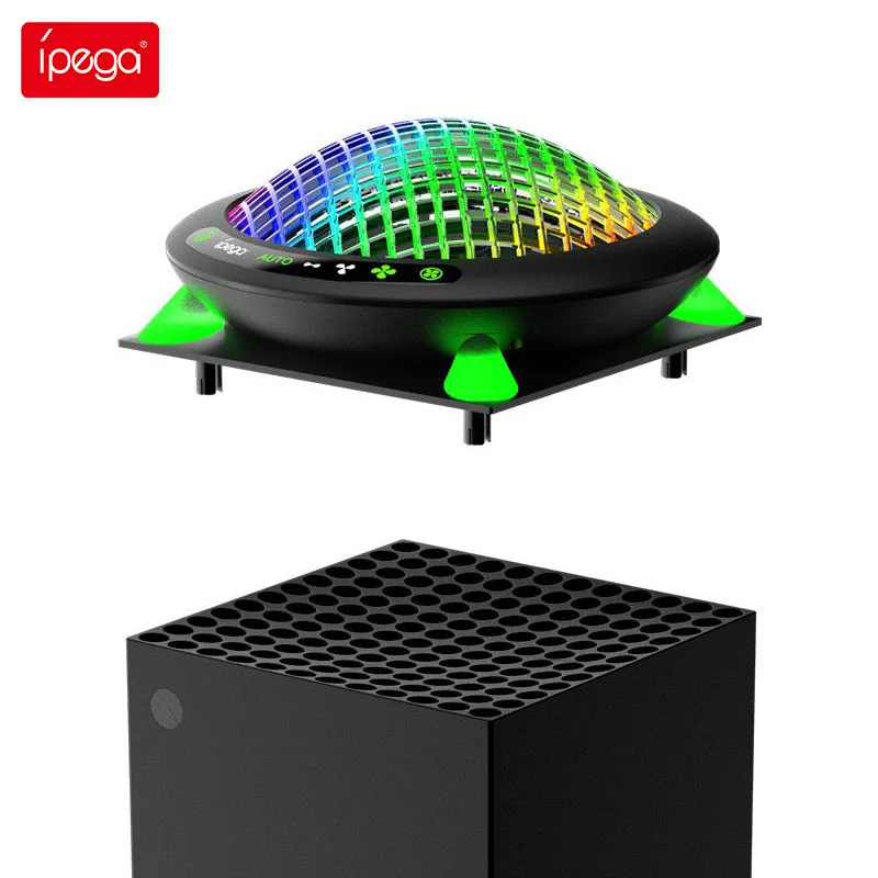 

Ipega For Xbox Series X Console Cooling Fan RGB UFO Design 3 Levels Adjustable Speed Fan for Xbox Series X DC 5V