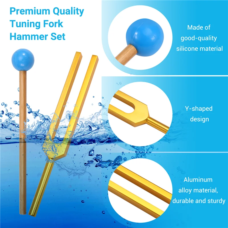 

432Hz Tuning Fork For Healing Mental Relaxing Chakra Strengthen Stress Relieve,Aluminum Alloy Tuning Fork