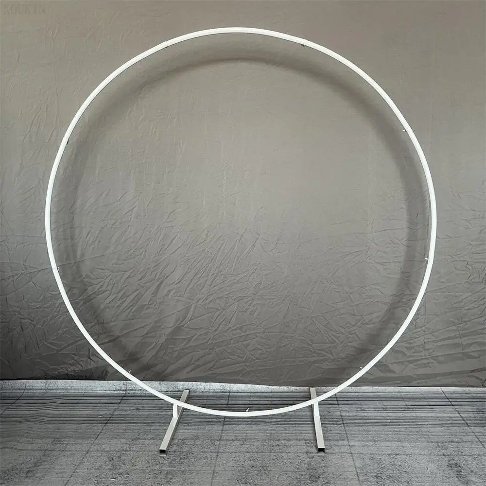 Metalen Cirkel Stand Bruiloft Arche Ronde Ballon Boog Bloem Gouden Achtergrond Boog DIY Frame Verjaardagsfeestje Baby Douche Decoratie