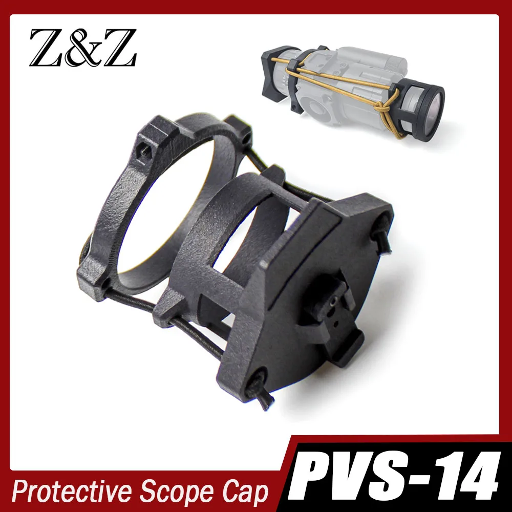 

PVS14 Night Vision Scope Lens Cap Protective Cover Aperture Cap Nylon 3D Printing NVG Accessories