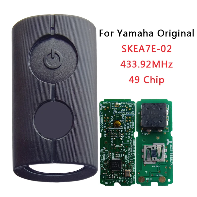 AKY0001 Model SKEA7E-02 For Yamaha NMAX XMAX Motorcycle Remote Key Control 433.92MHz 49 Chip