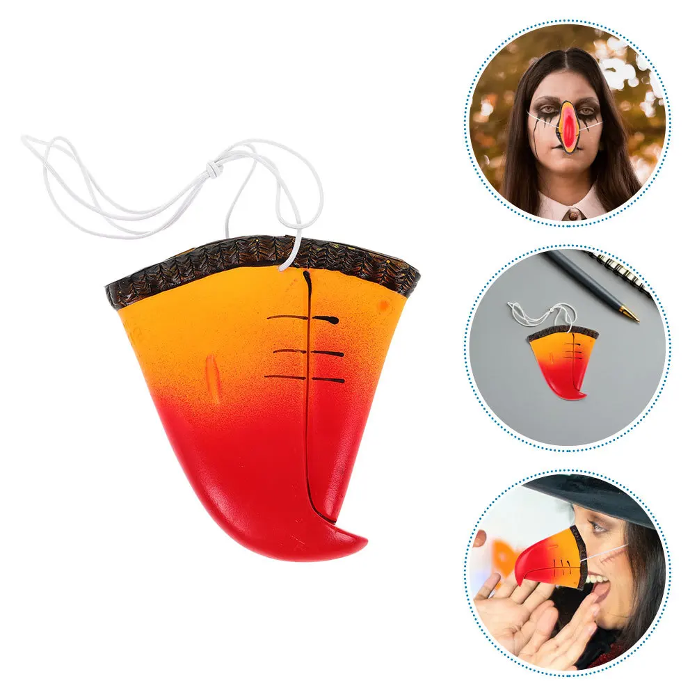 

6Pcs Realistic Parrot Nose Props Animal Cosplay Party Costume Decorations Fake Bird Beak Halloween Kids Outdoor Bird Toys