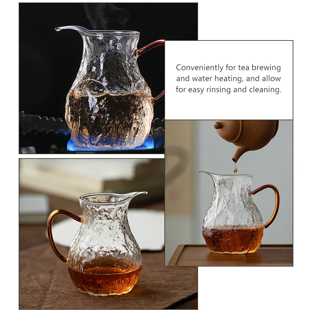 

Chinese Glass Tea Pot Thickened Texture 330ml Home Gongfu Tea Maker Glass Kettle Stovetop Teapot Kettle for Tea,