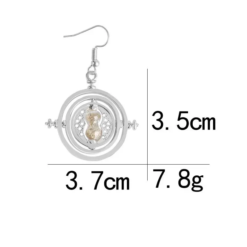 Pendientes Harry Potter Time Converter Reloj de Arena Pendientes Personalizados Harry Potter Colgante Regalo de Cumpleaños