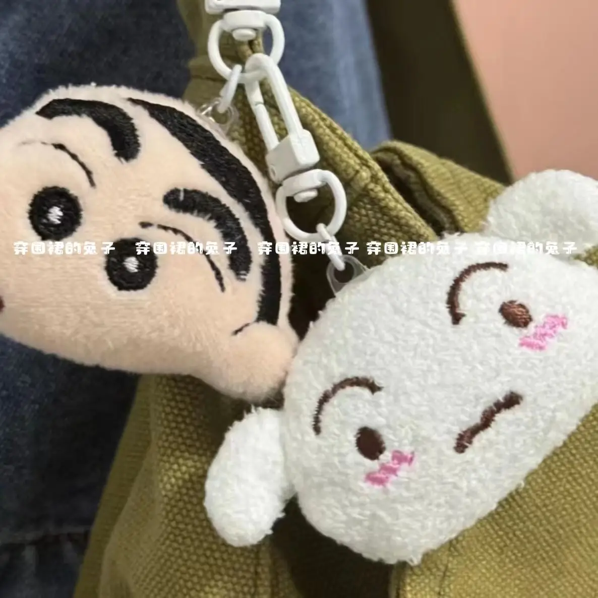 Kawaii Crayon Shin Chan Plushie Backpack Ornament Keychain Plush Pendant Accessory Keychain Cartoon Little Crayon Shin Chan Gift