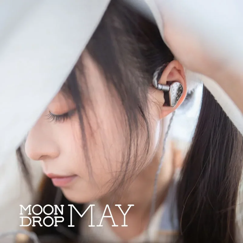 Наушники MOONDROP MAY DSP TYPE-C, онлайн-интерактивный динамический + планарный драйвер, гибридный внутриканальный монитор со сменным кабелем