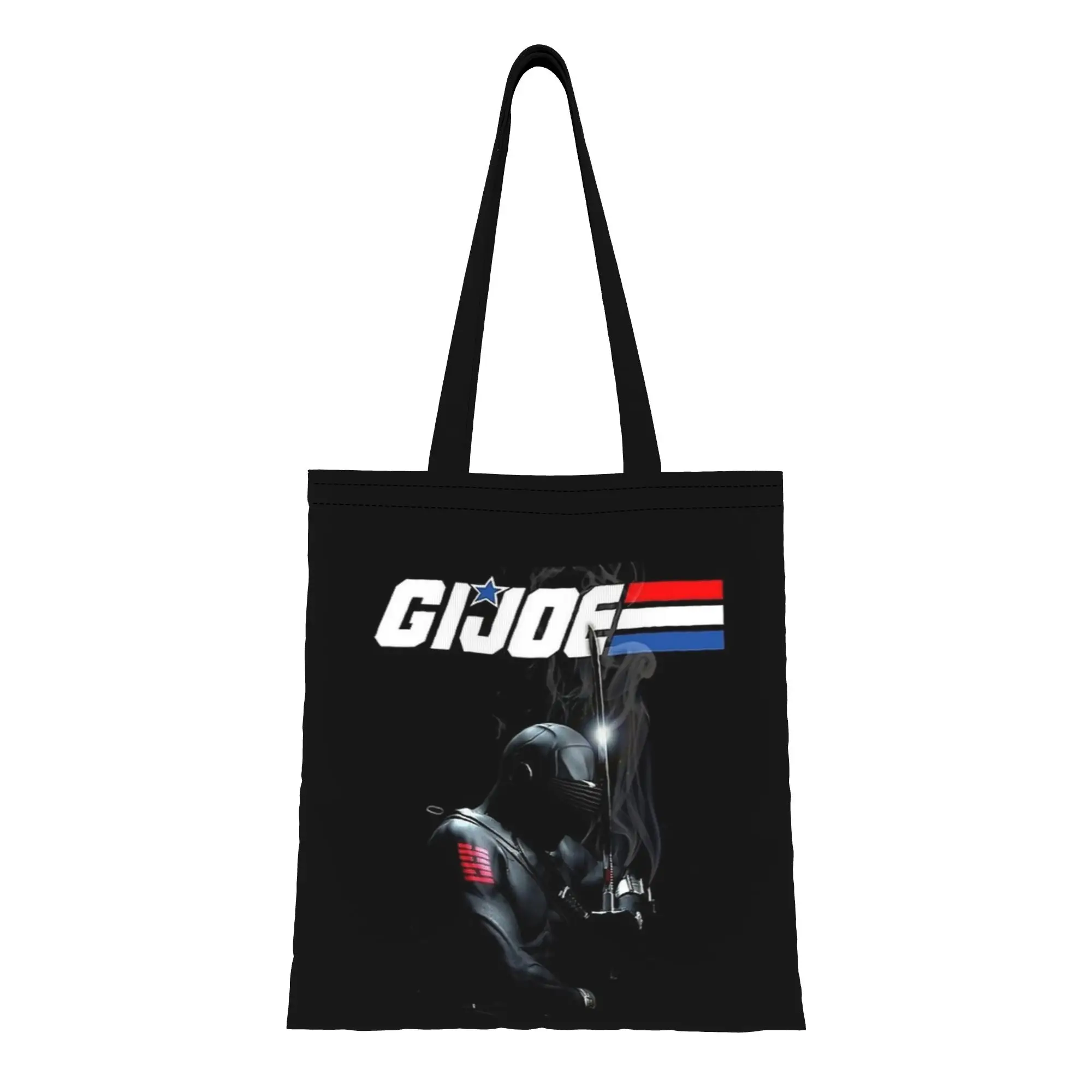 

Сумка-тоут из холщовой ткани с двусторонним принтом Ita Bag Robot Gi Joe, многоразовая, на плечо/в руку