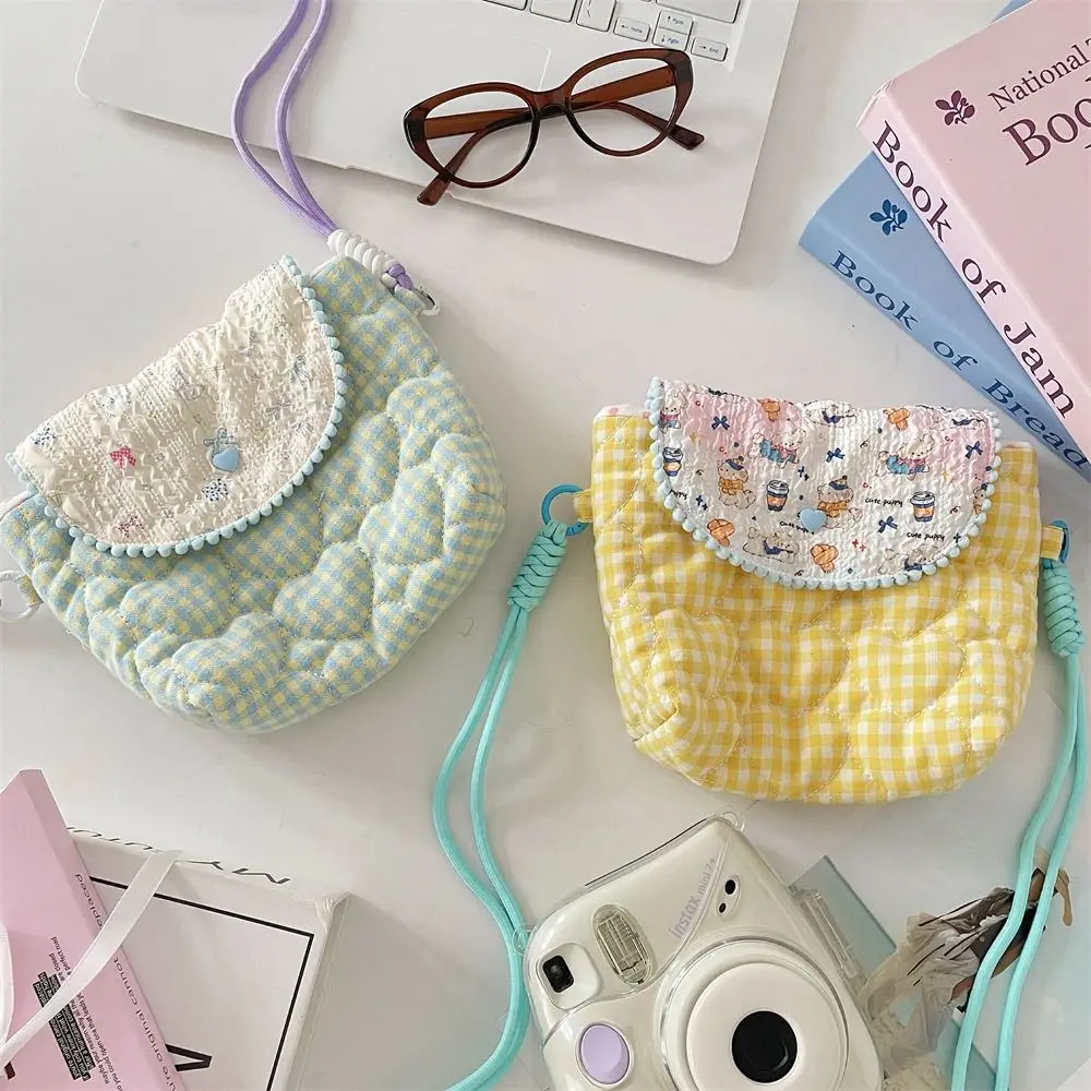 

Cartoon Camera Storage Bag Fresh Color Multifunctional Cute Crossbody Bag Small Wallet Makeup Bag Coin Purses Lipstick Case