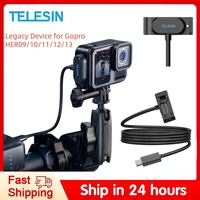 TELESIN Magnetic Waterproof Charging Side Cover Cable KIT For Gopro hero 9 10 11 12 13 Type-C Charging Cover Port Easy Removable