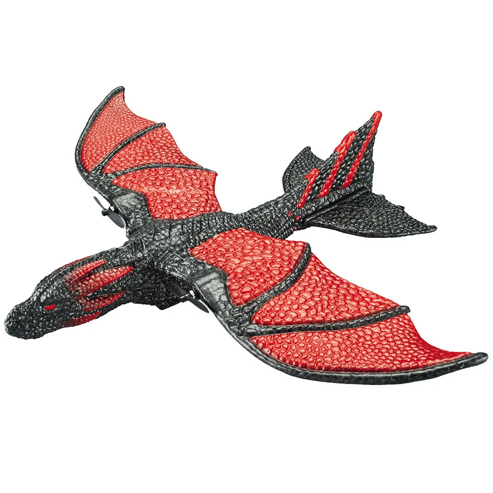 Z60 RC Flying Dinosaur Plane EPP Anti-wear Foam RC Glider 3&2&1 Battery RC Drone 2CH Fixed Wingspan Dragon Airplane Kids Gift