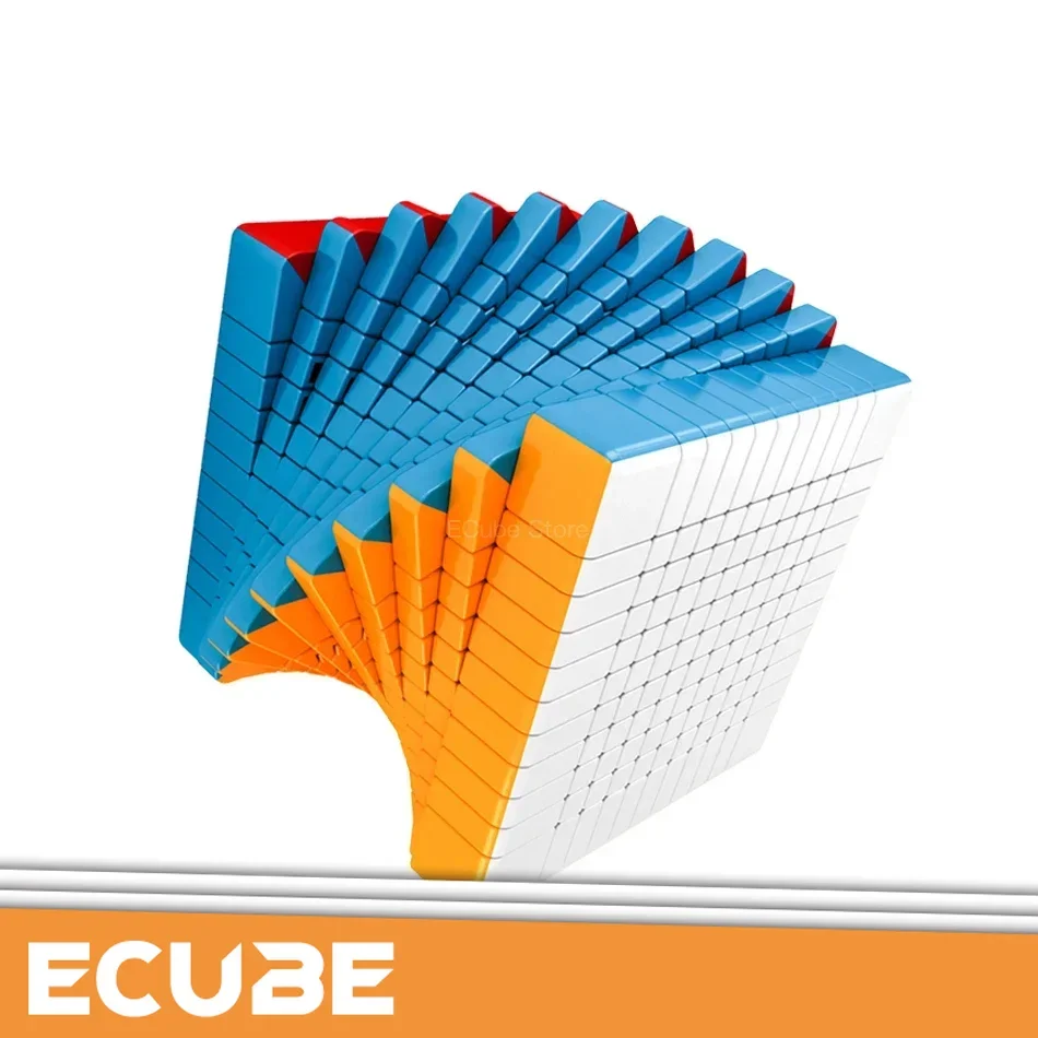 [ECube] MoYu MeiLong 11x11x11 Magic Cube Stickerless Plastic 11 Layer Speed Puzzle Brain Teaser Toy for Classroom