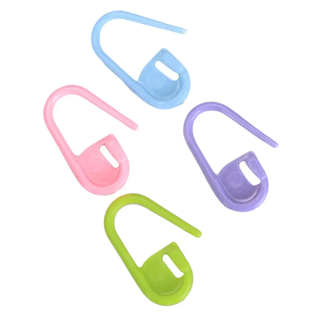 

Knitting Stitch Markers Plastic Colorful Crochet Locking Tool Set for Knitting and Crochet Patterns Accessories