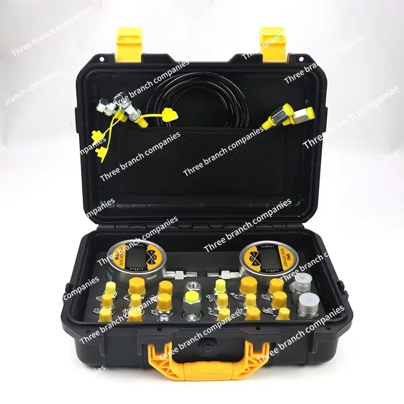 

Inspection and maintenance Hydraulic pressure gauge box Test gauge Hydraulic pump tee joint pressure gauge