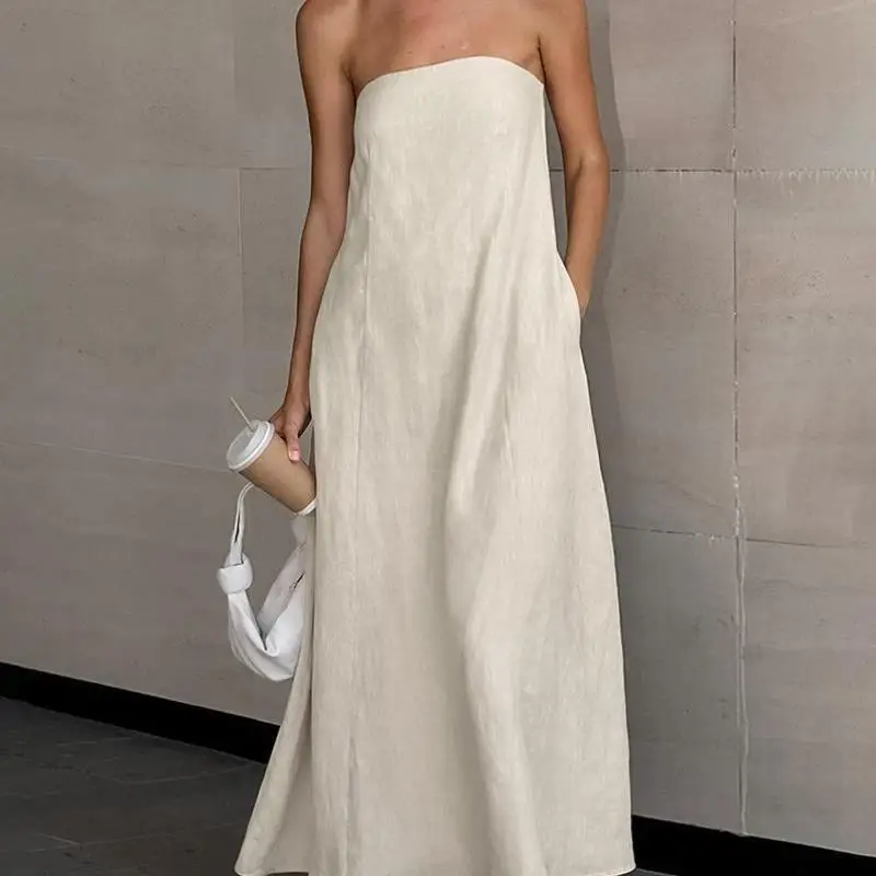 

New Cross-Border Ladies Svel Linen Long Dr Casual Men's Sle Autumn Seven-Quarter Sve Faion Sportswear Set