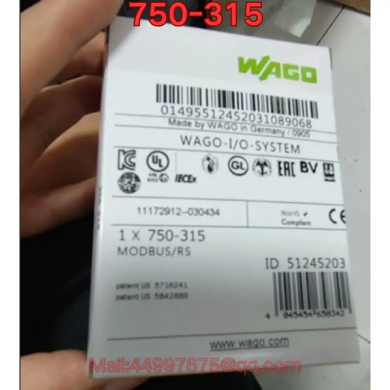 

Second-hand 750-315 PLC host module function test is normal