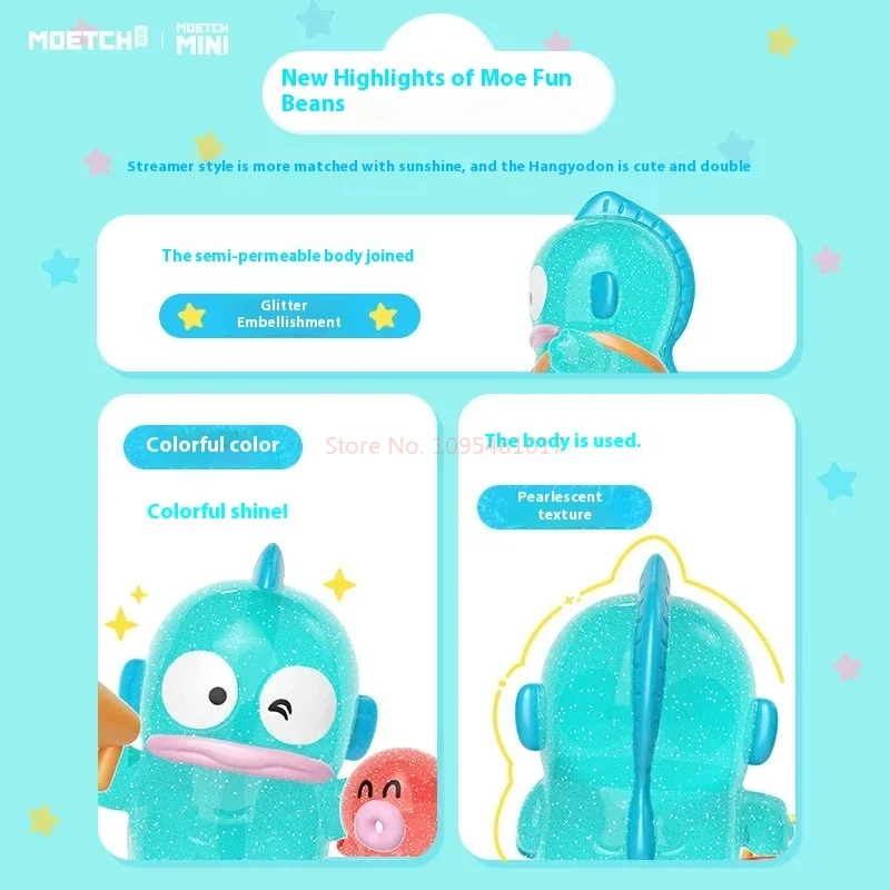 Sanrio Hangyodon ซูเปอร์มาร์เก็ตสมาชิก Day Series Mini Bean Blind Box รูปน่ารักสะสมโต๊ะ Decor Kawaii ตัวอักษรของขวัญ