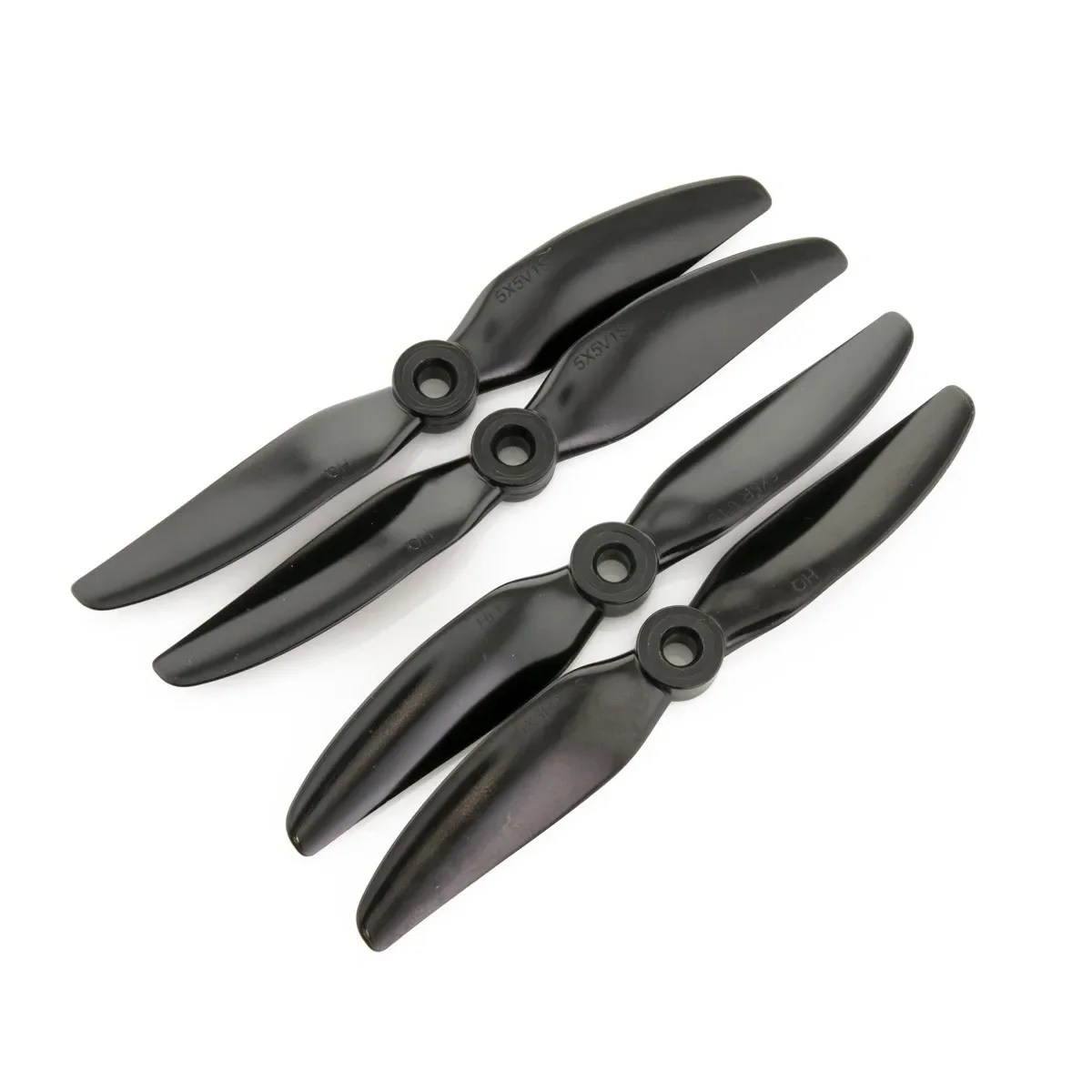 10 Pairs HQProp Cyclone 5050C 5X5 CW CCW Crystal Color 2-blade Propeller Prop Blades 5mm Mounting Hole for RC Racing Drone Quad