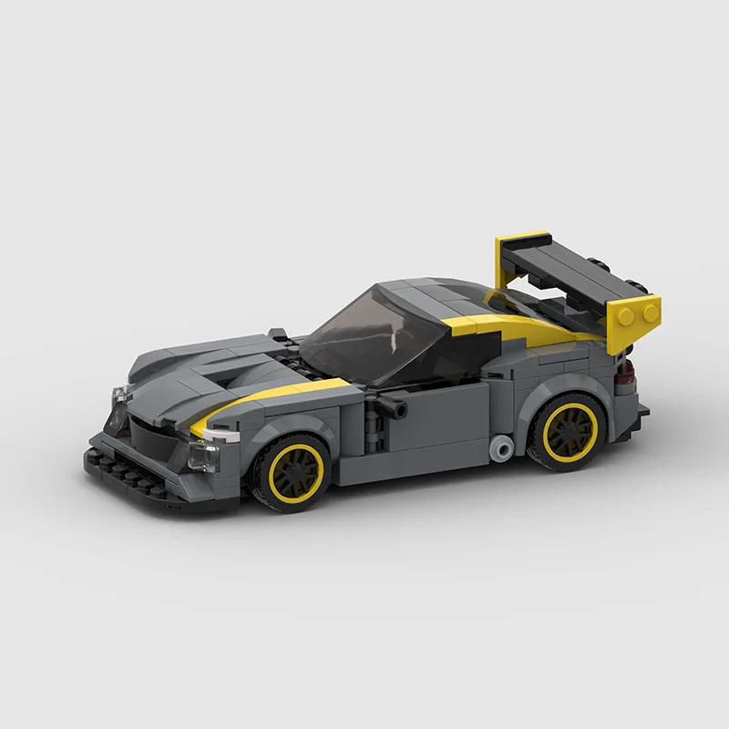 متوافق مع جزيئات ليغو الصغيرة GT3 سباق السيارات moc لعب الأطفال DIY بناء ألغاز التكنولوجيا عبر الحدود بالجملة #1