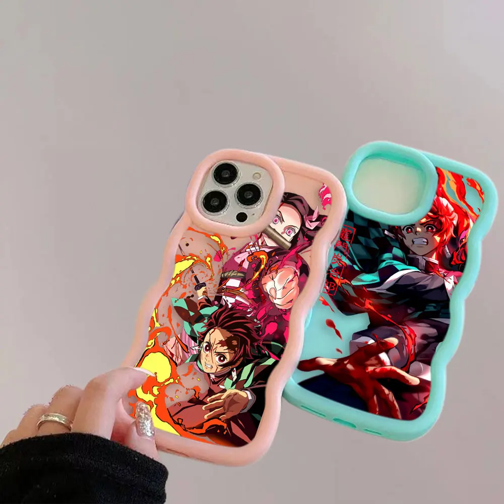 D-Demon S-Slayer Tanjiro Phone Case For Samsung Galaxy A73 A55 A54 A53 A52 A51 A50 A35 A34 A33 A32 A30 A25 A24 A23 A22 A21 S 5G