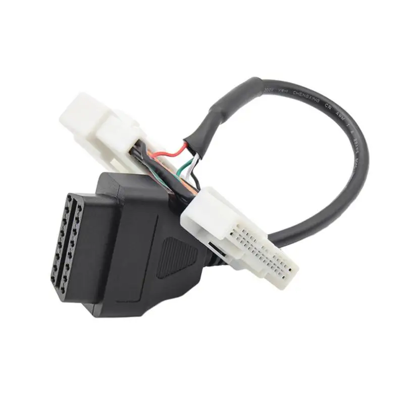 

16-контактный переходник OBD2, адаптер с 26-контактным на 16-контактный OBD, автомобильный удлинитель, адаптер для 2019 2020 2021 модели 3 Y, автомобильный диагностический инструмент