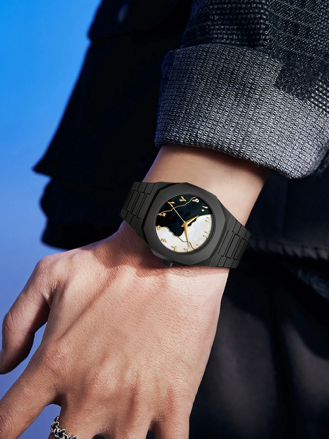 Latest quartz watches trend business senior men's watches image 3