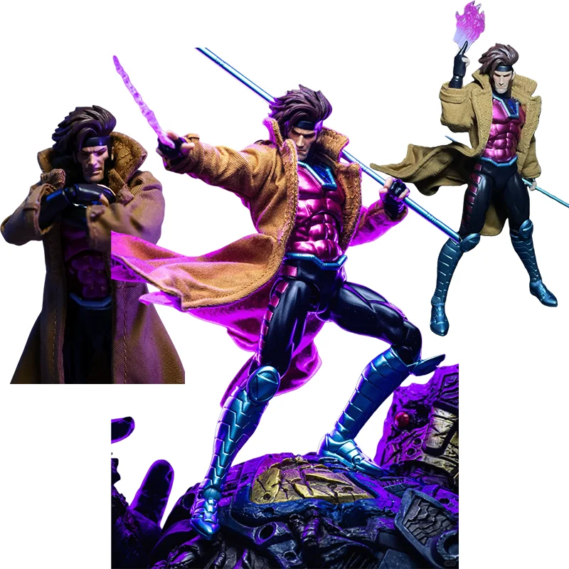 

Фигурка Ct Toys Marvel X-Men Gambit от Ct Toys Mafex 131, Poseable Коллекционная модель со съемной накидкой для персонала для дисплея