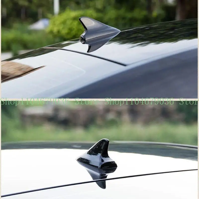 Piezas repuesto para coche 652F, antena techo portátil, decoración aérea, antena con forma aleta tiburón, antena
