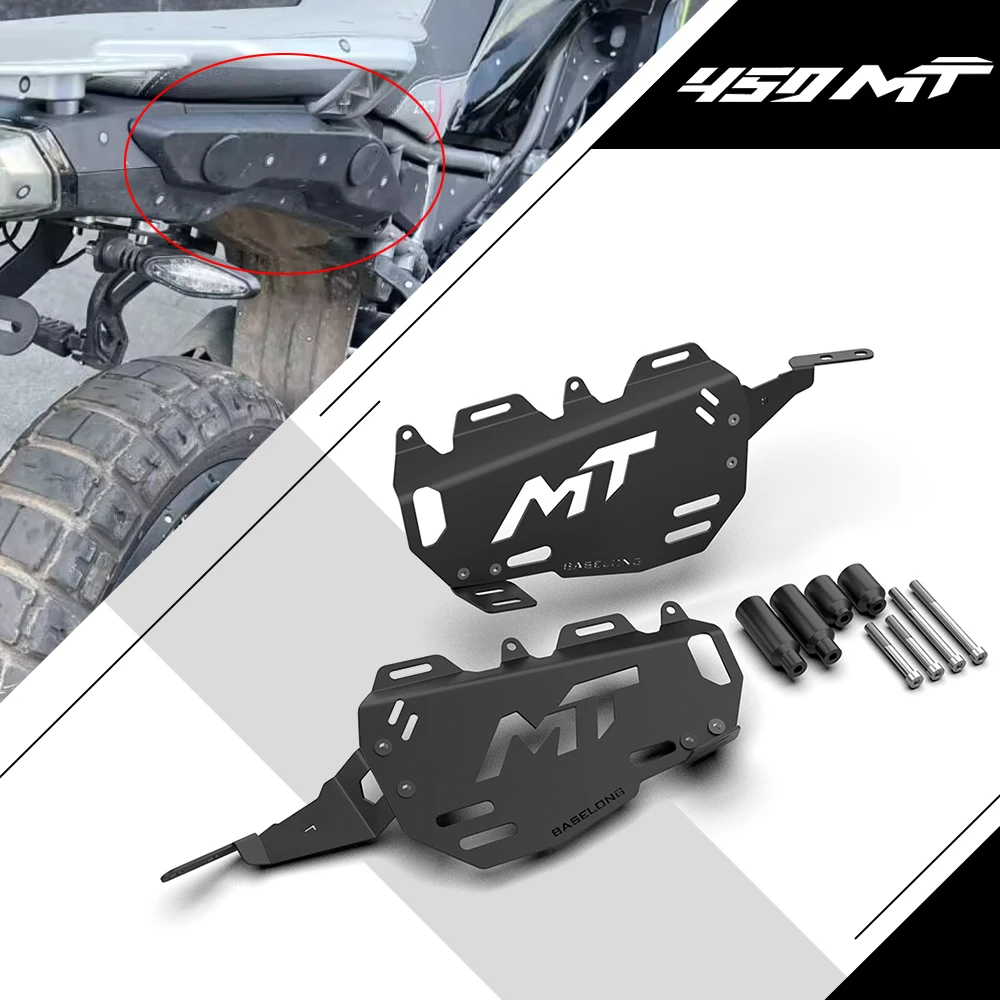 

Motorcycle Accessories Side Luggage Rack Saddle Support Bag Carrier Rack Kit For CFMOTO CF MOTO 450MT 450 MT 450 MT450 2024 2025