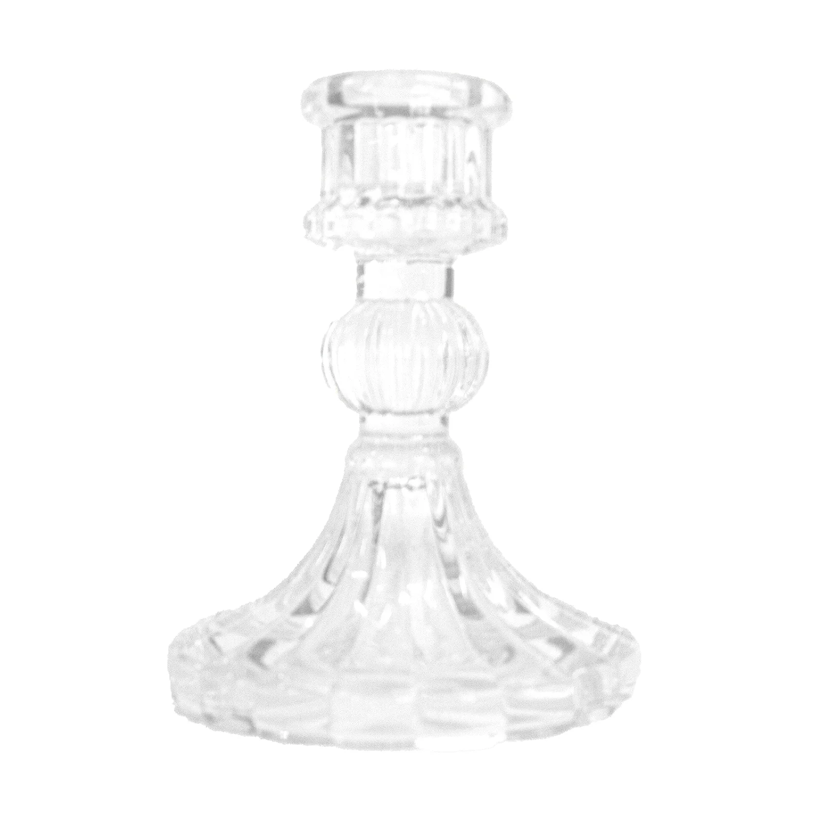 1pc Fashion Crystal Candlestick 0.81in Caliber Nordic Style Excellent Transparency Used for Home Decoration or Festival Parties
