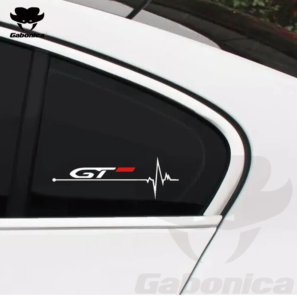 2Pcs Car Windows Sticker For Peugeot 106 107 108 206 207 208 2008 3008 306 308 307 508 407 4008 Reflective Decal Accessories