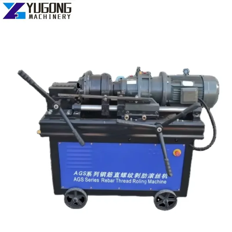 YG High Quality Thread Rolling Machine Electric Straight Screw Steel Bar Rebar Thread Rolling Machine Sale for Saudi Arabia