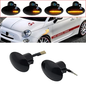 Dynamisches Signal -LED -LED -Auto, Seitenmarker, Fiat 500, 500C, 500L, T10, Abarth 500, 595, 695, direkt aus der Fabrik 10 Hauptverkauf Fiat Light 500 - №6