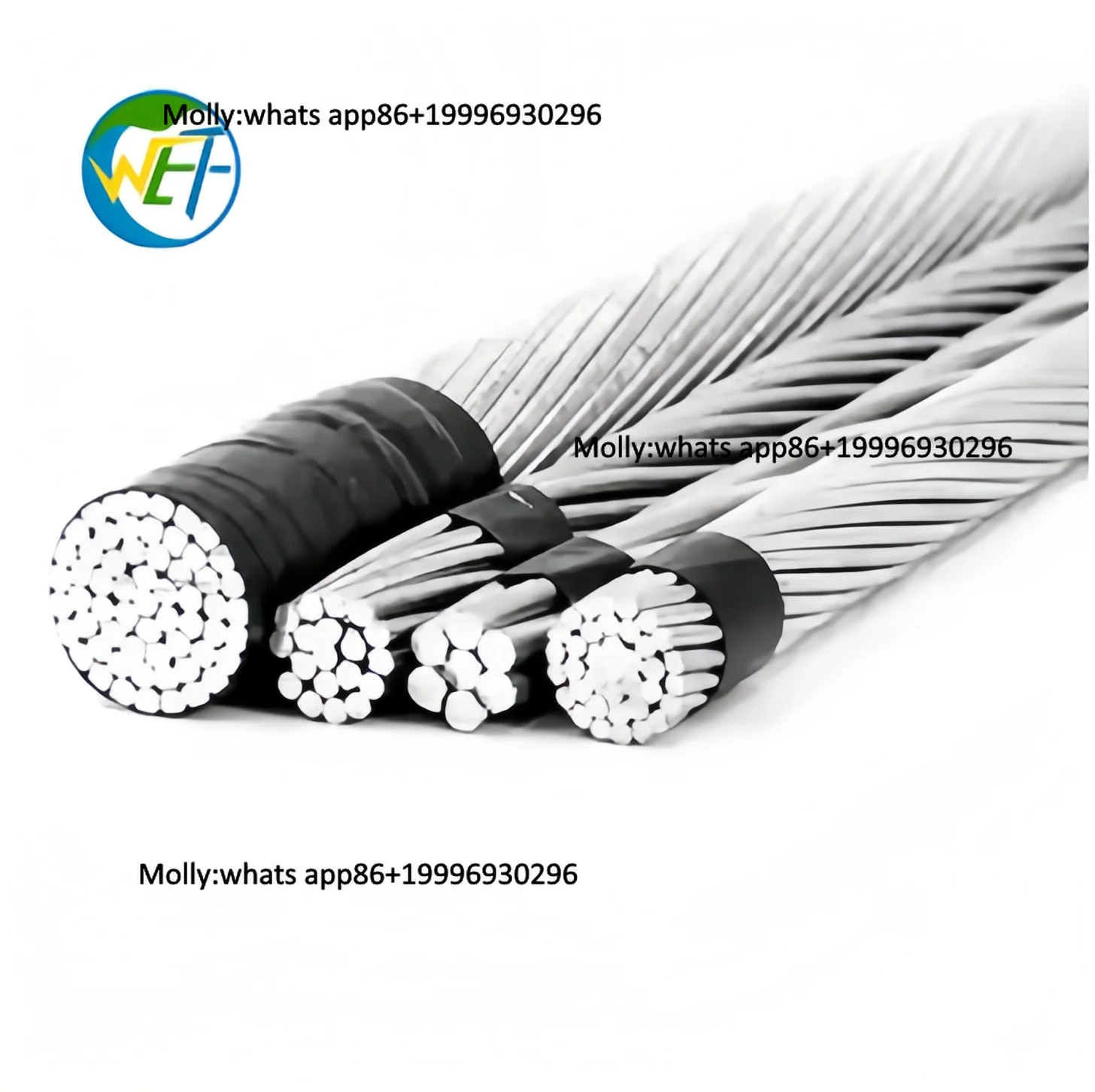 AAC Aaac Acsr 10-400Mm ABC Electric Wire Dual Cores High Voltage Underground Ov…
