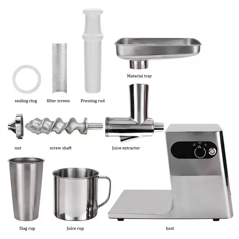 عصارة منخفضة السرعة آلة عصير الضغط البطيئة والباردة 200 واط عصارة المضغ الفاكهة والخضروات آلة عصير طازجة