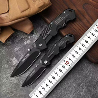 Stainless Steel Outdoor Mini Folding Knife High Hardness Defensive Folding Knife Multi-purpose Camping Survival Knife
