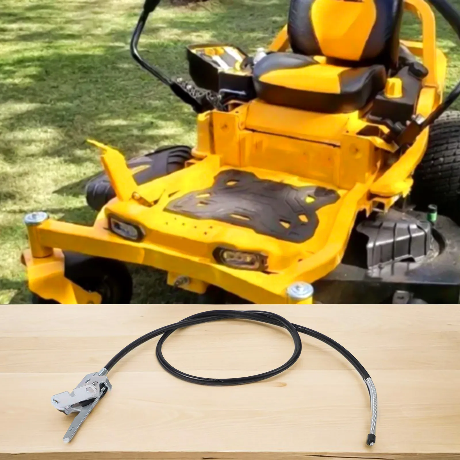 

94605131A Throttle Cable Replacement for Cadet Series 38 5in Length for Smooth Engine Speed Control During Operation