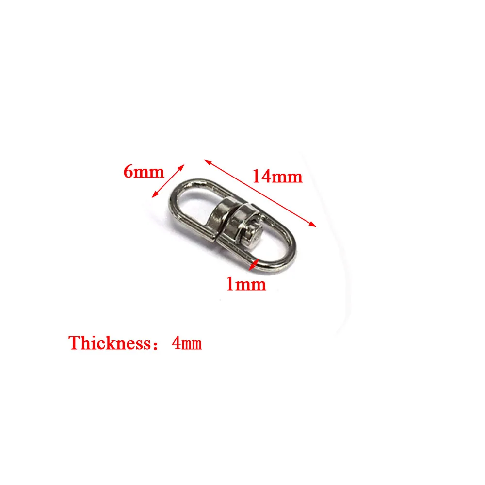 5 pz/pacco Argento Metallo Girevole Gancio Chiusura Portachiavi Portachiavi Connettori Per Cordini Paracord Cornici E Articoli Da Esposizione