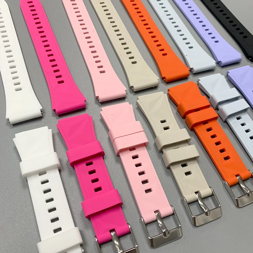 화웨이 워치 GT5 41mm GT5pro 42mm, 가민 베누 2S 3S 포러너 265S 255S 여성용 18mm 실리콘 스포츠 밴드