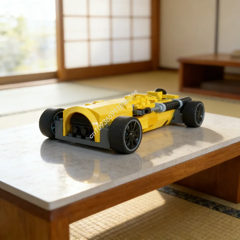 

171 деталь MOC City Champions: Конструктор «Модель Maserati», архитектурный конструктор, развивающая игрушка, подарок на Рождество и День рождения