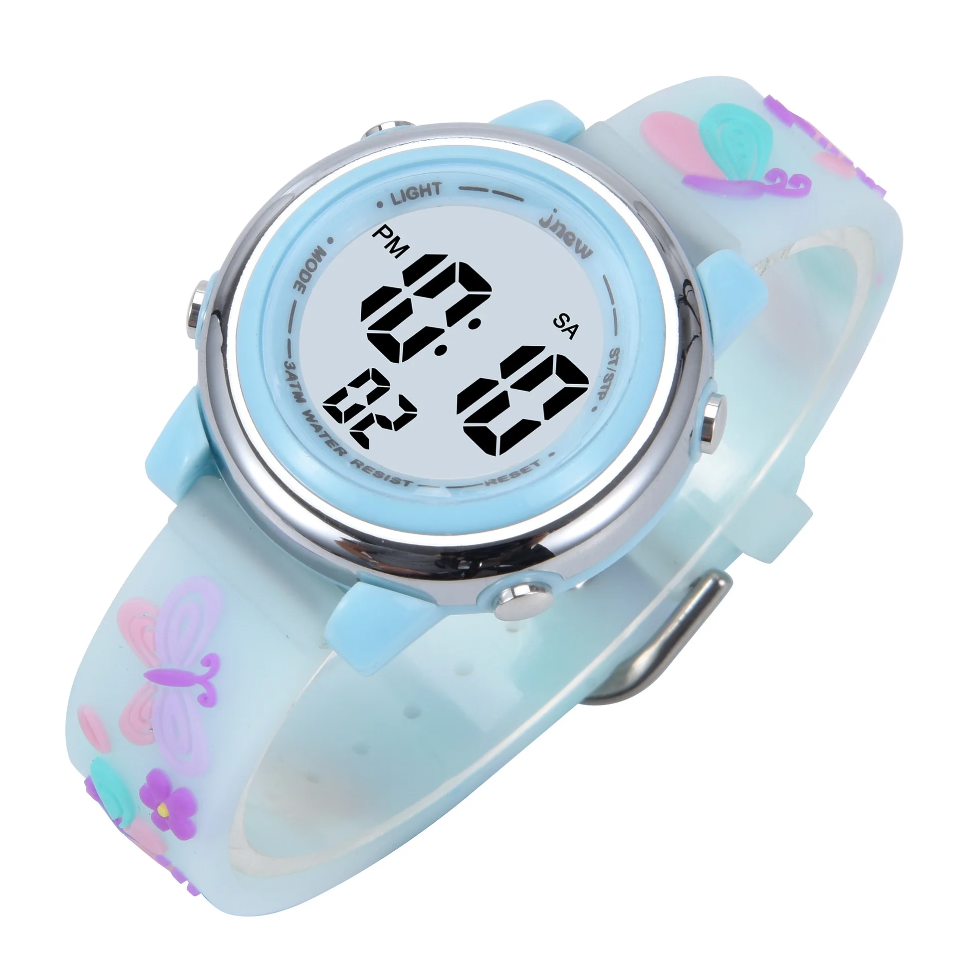 UTHAI C12 Children\'s Watch Student Multi functional Sports Kids Girl Cute Cartoon Waterproof Alarm Clock LED Electronic Watches