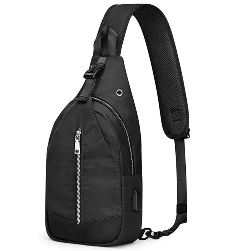 Mochila cruzada DB2 con bloqueo RFID, bolso de hombro pequeño para el pecho