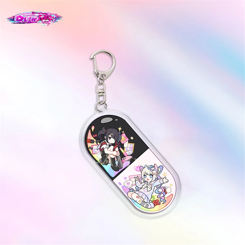 Gioco NEEDY GIRL OVERDOSE KAnge Rain Cosplay Acrilico Portachiavi Portachiavi Ciondolo Accessori Prop