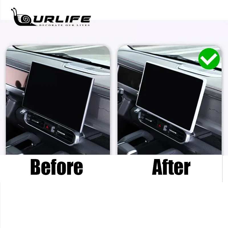 For Chery Jetour T2 2023 2024 2025 Navigation Screen Silicone Protective Frame Edge Cover Central Control Car Accessories