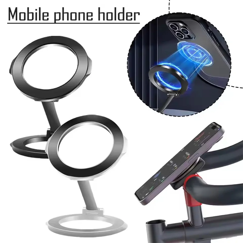 FANGTUOSI 2025, faltbarer magnetischer Handyhalter für Magsafe Gym, Laufband, universeller klappbarer Autohalter, magnetischer Smartphone-Ständer